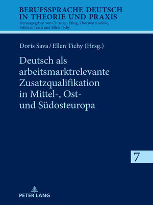 cover image of Deutsch als arbeitsmarktrelevante Zusatzqualifikation in Mittel-, Ost- und Suedosteuropa